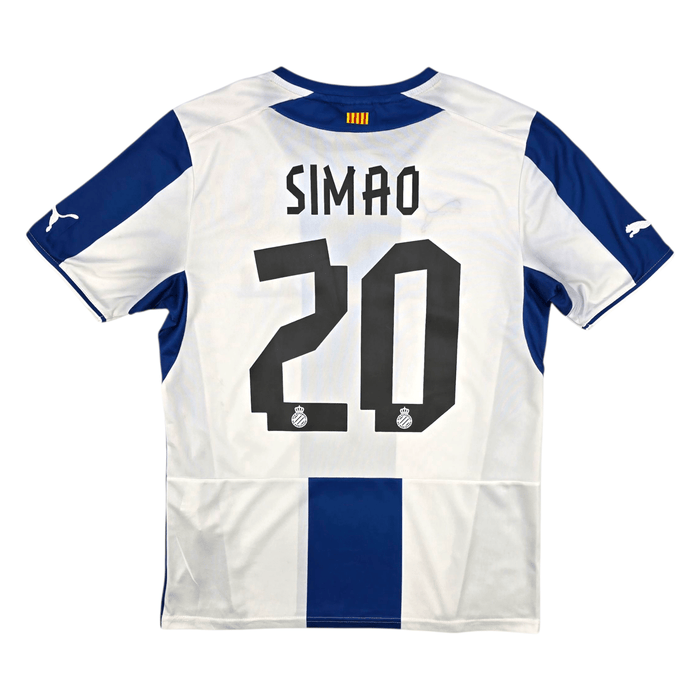 2013/14 Espanyol Home Football Shirt (M) Puma 20 Simao - Football Finery - FF302901