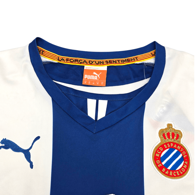 2013/14 Espanyol Home Football Shirt (M) Puma 20 Simao - Football Finery - FF302901