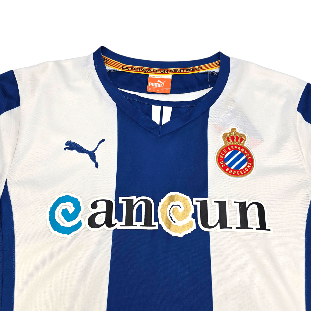 2013/14 Espanyol Home Football Shirt (M) Puma 20 Simao - Football Finery - FF302901