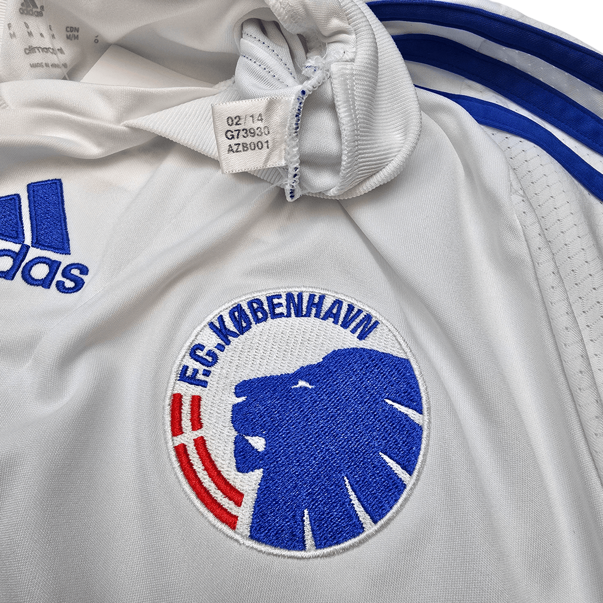 2013/14 FC Copenhagen Home Football Shirt (M) Adidas - Football Finery - FF300667