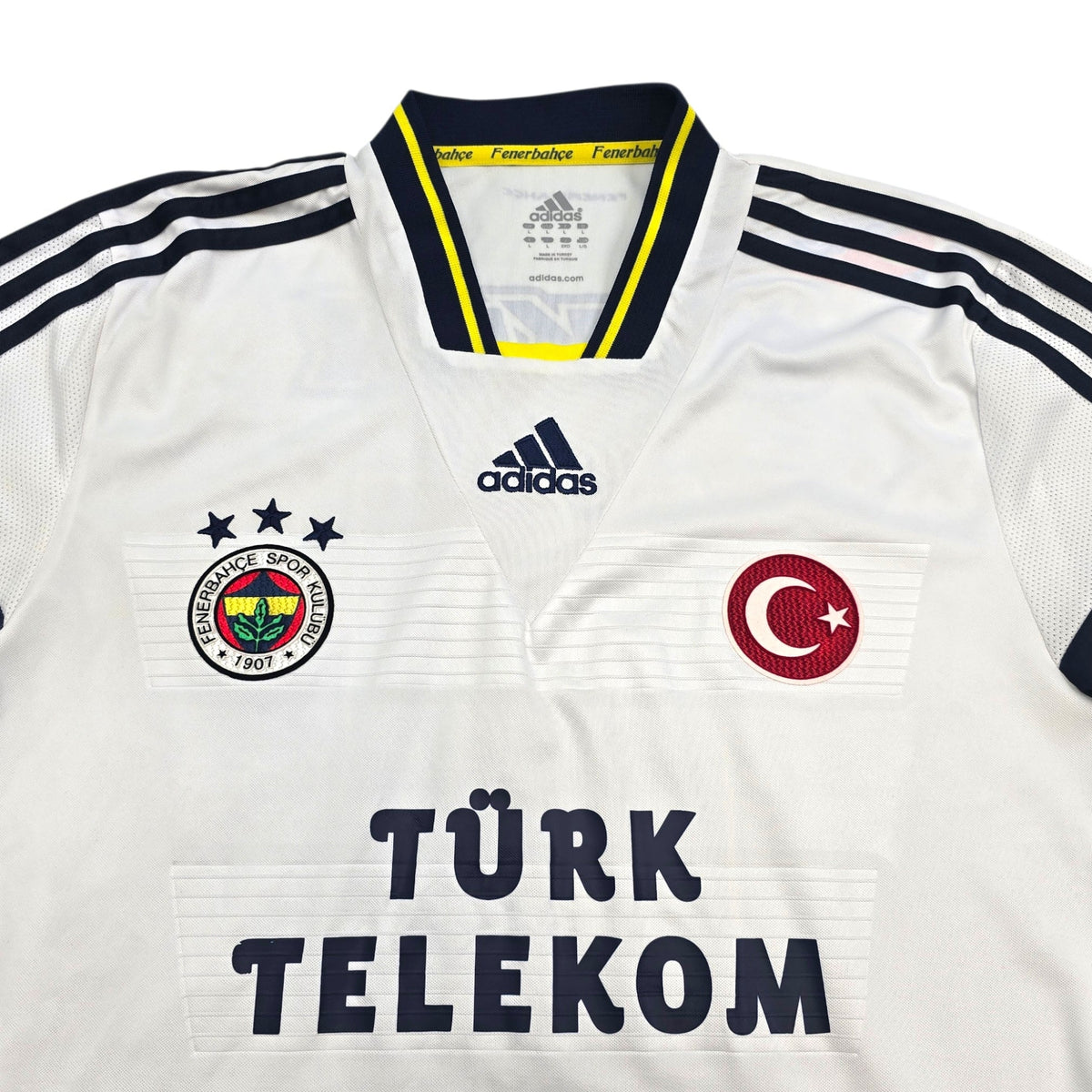 2013/14 Fenerbahce Away Football Shirt (L) Adidas 11 Kuyt - Football Finery - FF305731