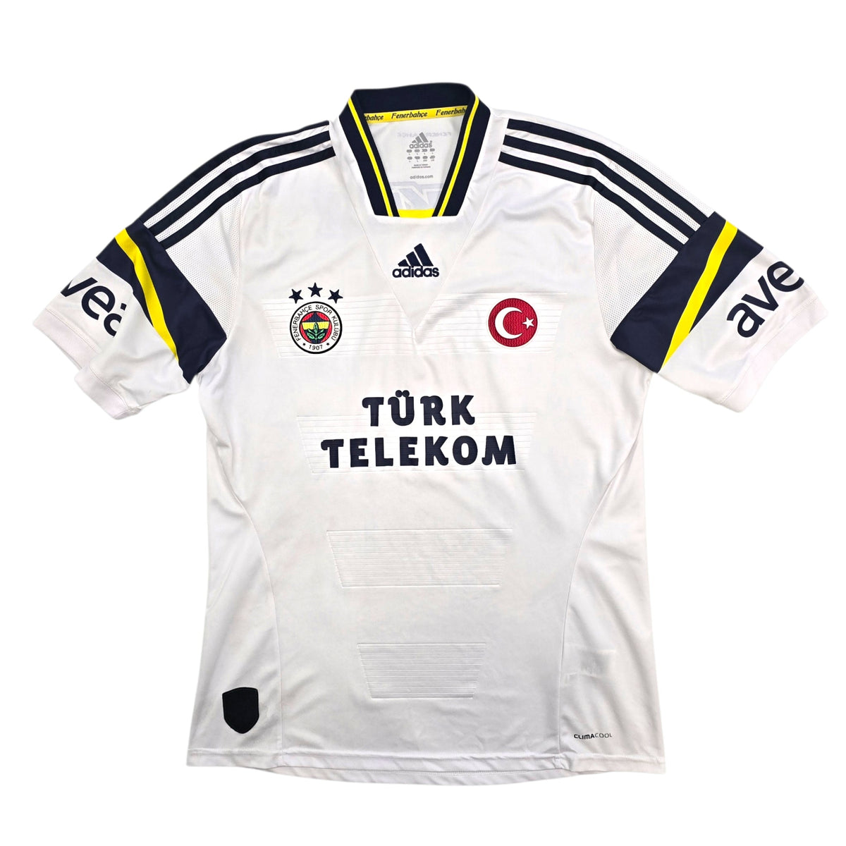 2013/14 Fenerbahce Away Football Shirt (L) Adidas 11 Kuyt - Football Finery - FF305731