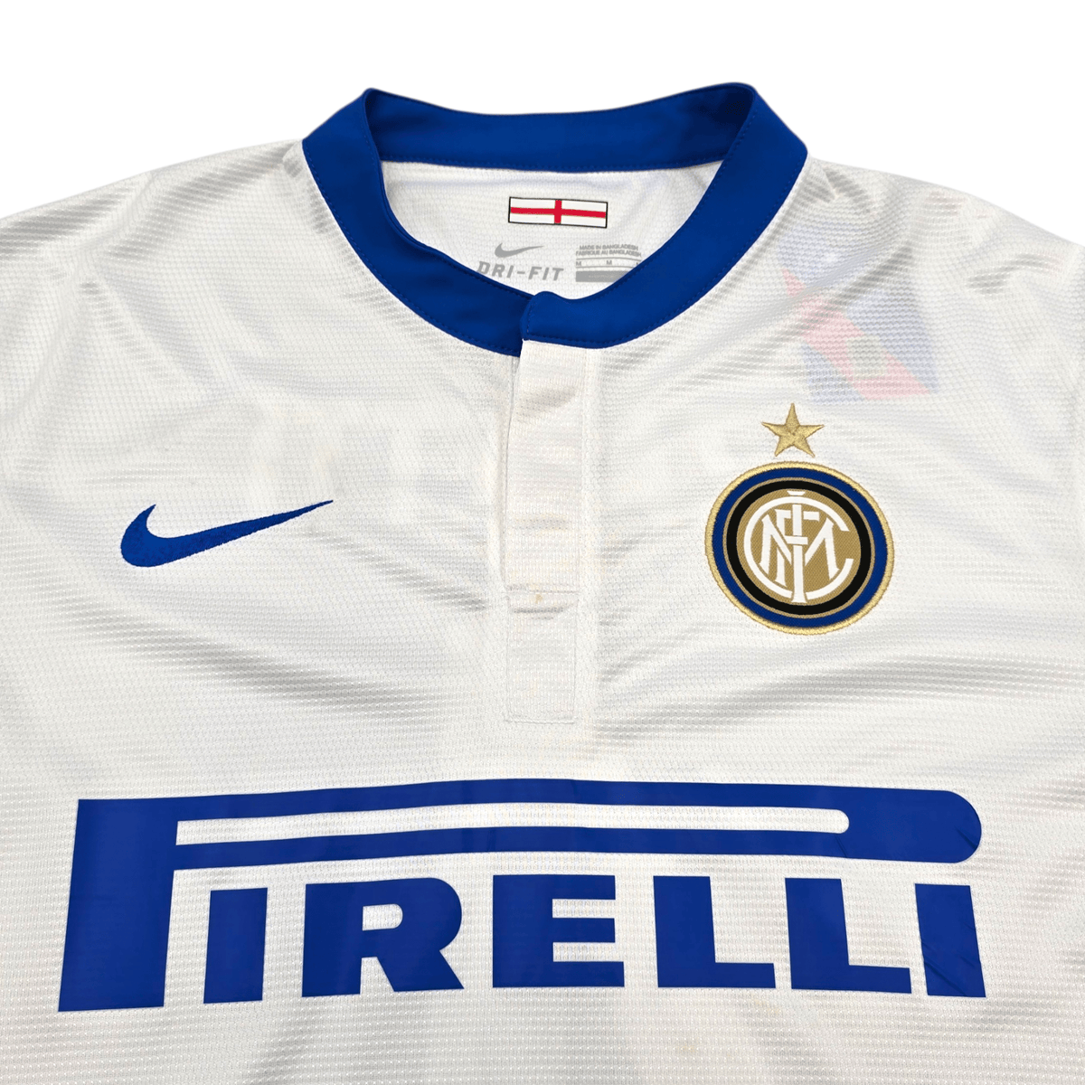 2013/14 Inter Milan Away Football Shirt (M) Nike 4 Zanetti - Football Finery - FF304056