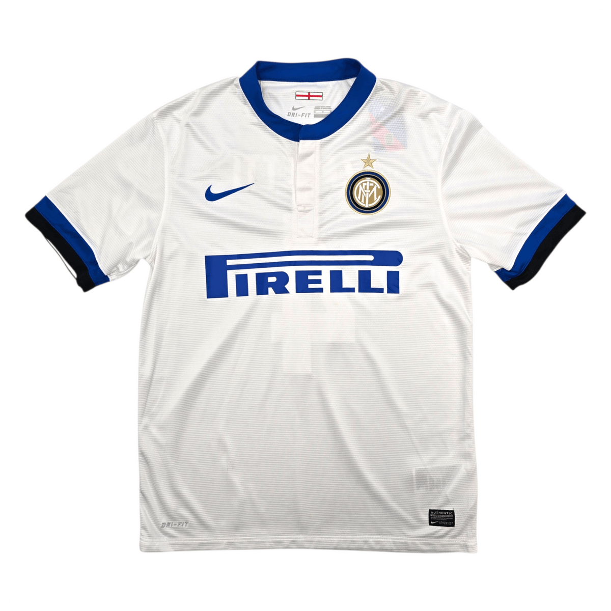 2013/14 Inter Milan Away Football Shirt (M) Nike 4 Zanetti - Football Finery - FF304056