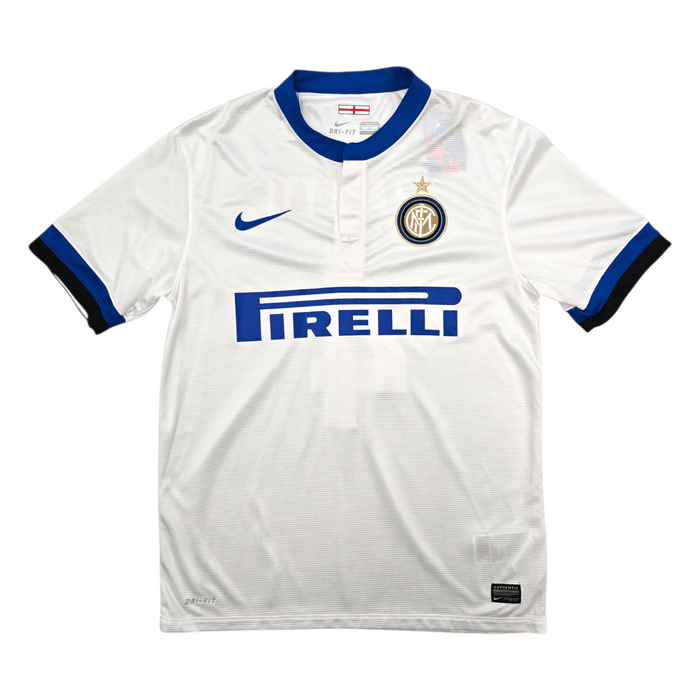 2013/14 Inter Milan Away Football Shirt (M) Nike 4 Zanetti - Football Finery - FF304056