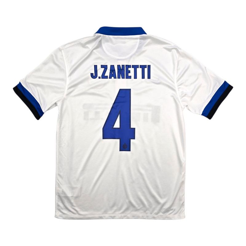 2013/14 Inter Milan Away Football Shirt (M) Nike 4 Zanetti - Football Finery - FF304056