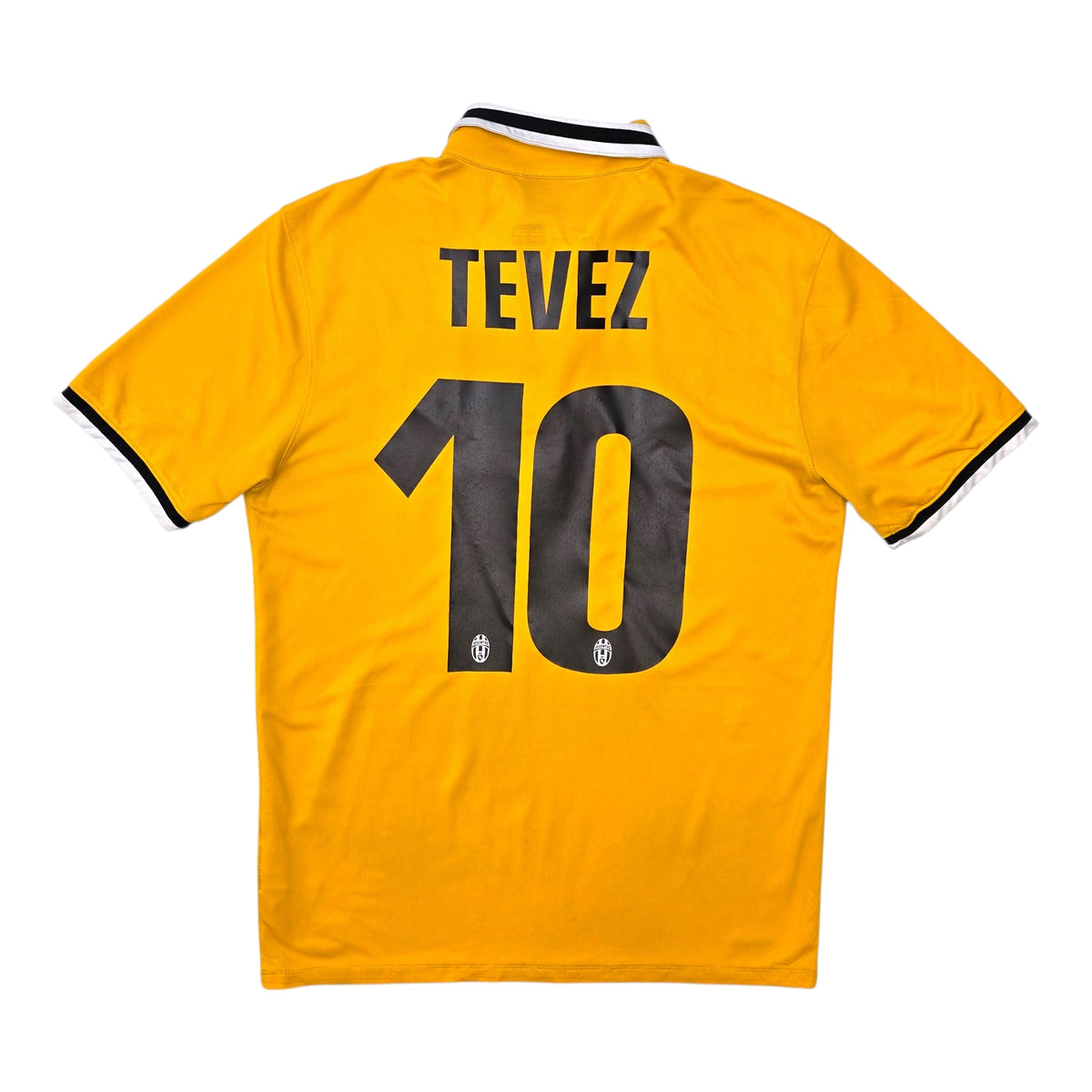 2013/14 Juventus Away Football Shirt (M) Nike 10 Tevez - Football Finery - FF304343