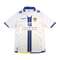 2013/14 Leeds United Home Football Shirt (2XL) Macron 44 McCormack - Football Finery - FF303194