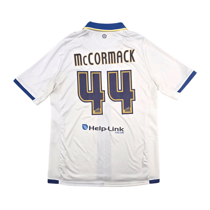 2013/14 Leeds United Home Football Shirt (2XL) Macron 44 McCormack - Football Finery - FF303194