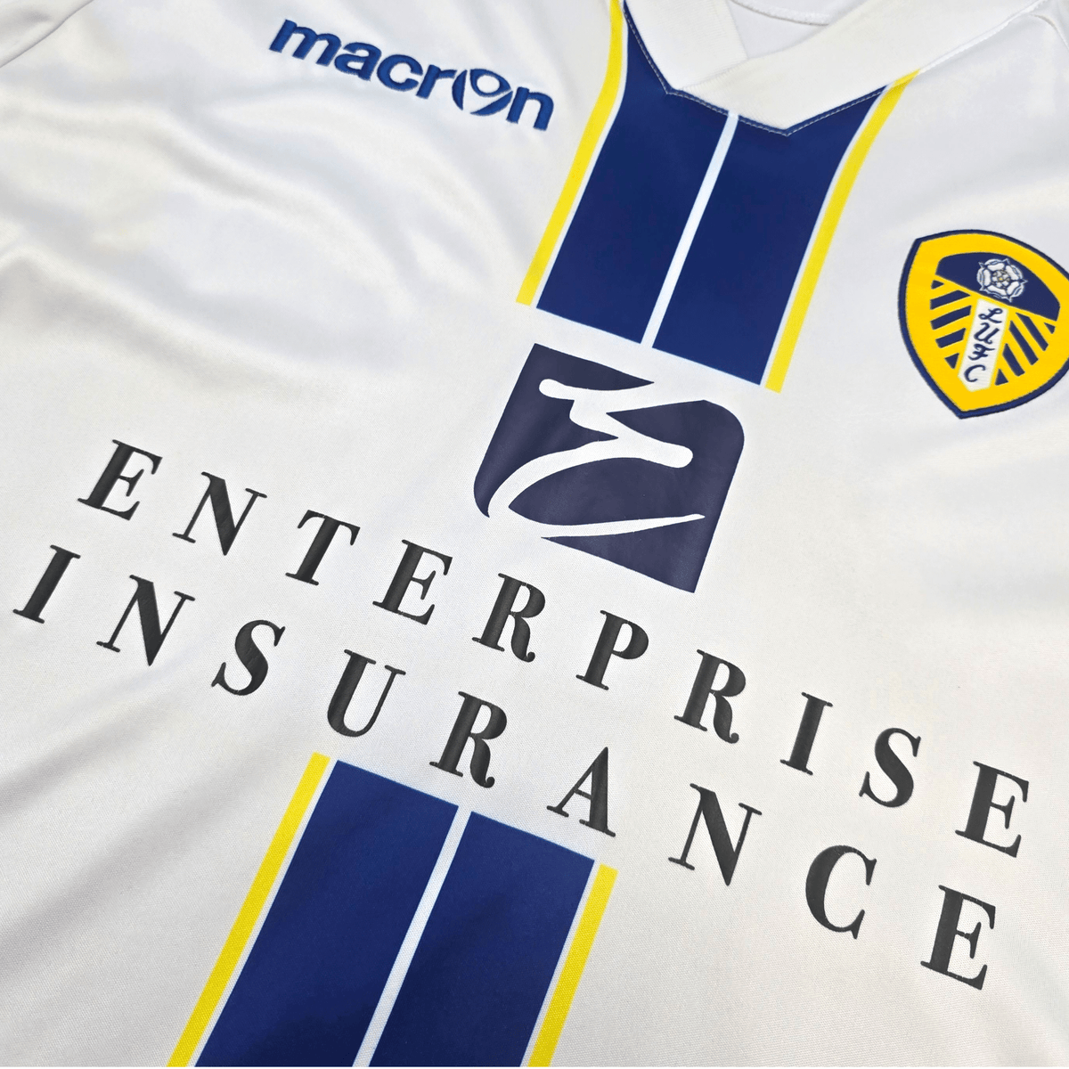 2013/14 Leeds United Home Football Shirt (2XL) Macron 44 McCormack - Football Finery - FF303194
