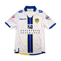 2013/14 Leeds United Home Football Shirt (S) Macron 19 Norris - Football Finery - FF304673