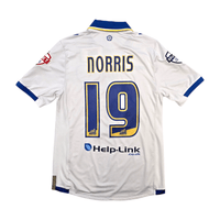 2013/14 Leeds United Home Football Shirt (S) Macron 19 Norris - Football Finery - FF304673