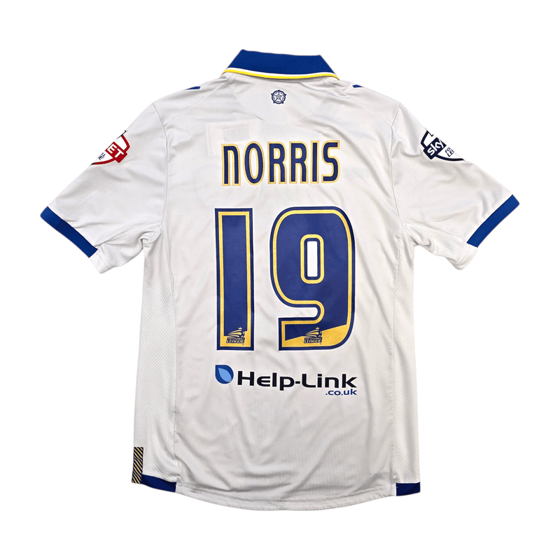 2013/14 Leeds United Home Football Shirt (S) Macron #19 Norris