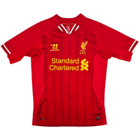 2013/14 Liverpool Home Football Shirt (S) Warrior 7 Suárez - Football Finery - FF301312