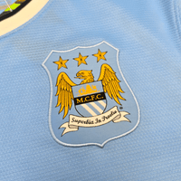 2013/14 Manchester City Home Football Shirt (S) Nike 25 Fernandinho - Football Finery - FF304139