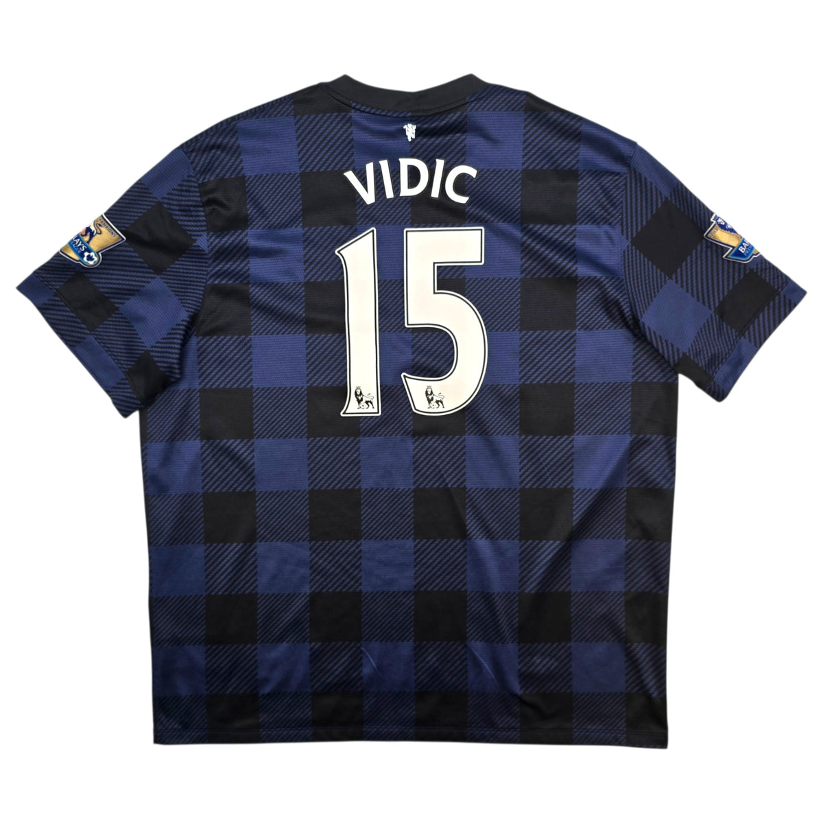 2013/14 Manchester United Away Football Shirt (2XL) Nike 15 Vidic - Football Finery - FF304307