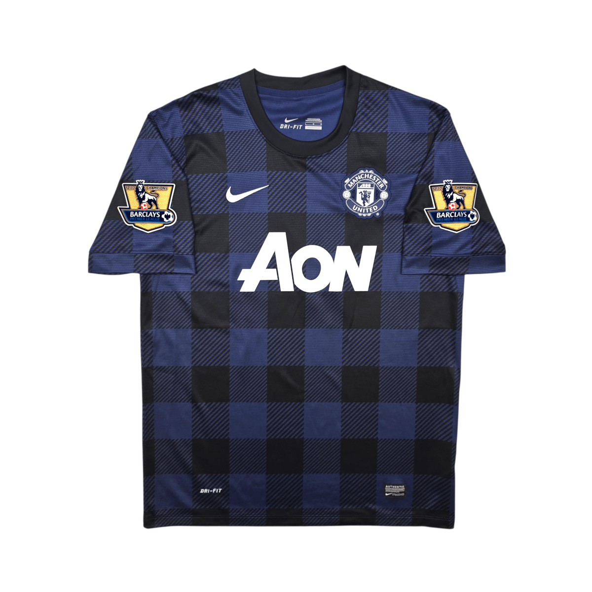 2013/14 Manchester United Away Football Shirt (L) Nike 10 Rooney - Football Finery - FF303428