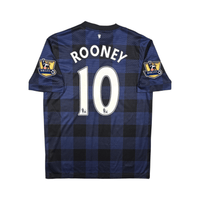 2013/14 Manchester United Away Football Shirt (L) Nike 10 Rooney - Football Finery - FF303428