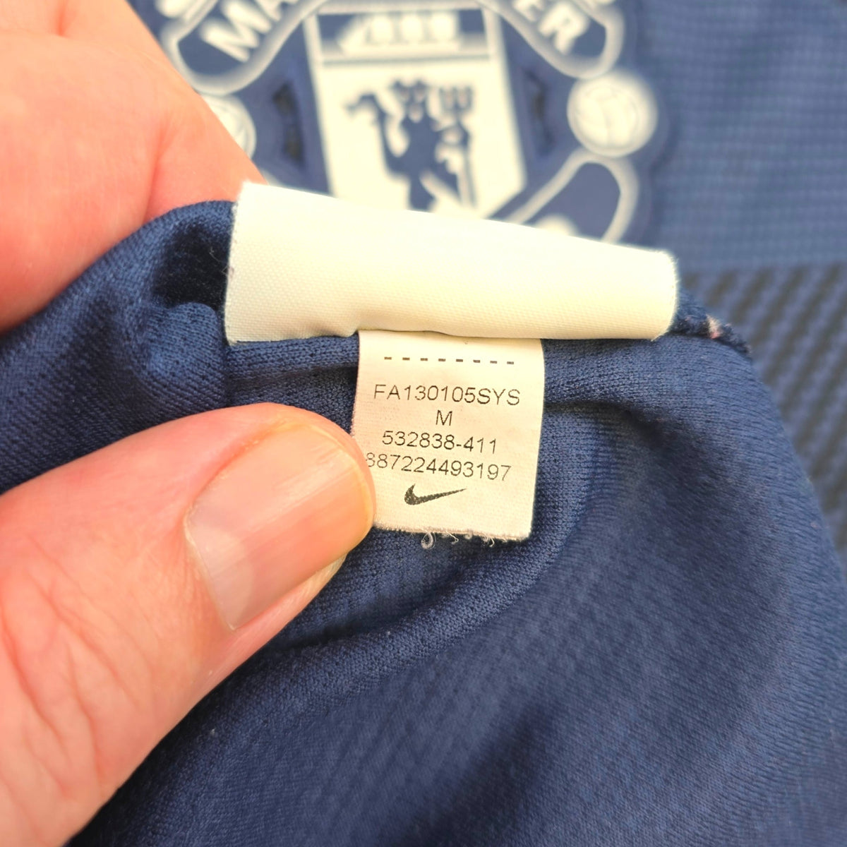 2013/14 Manchester United Away Football Shirt (M) Nike 20 V. Persie - Football Finery - FF305073