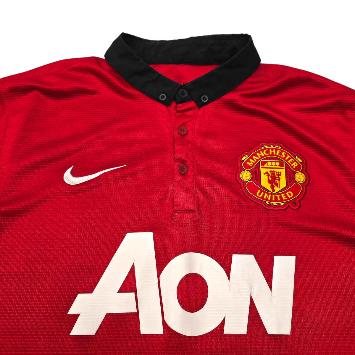 2013/14 Manchester United Home Football Shirt (L) Nike 10 Rooney - Football Finery - FF303039