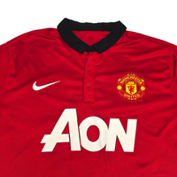 2013/14 Manchester United Home Football Shirt (XL) Nike 10 Rooney - Football Finery - FF301677