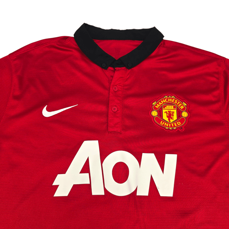 2013/14 Manchester United Home Football Shirt (XL) Nike 10 Rooney - Football Finery - FF301677