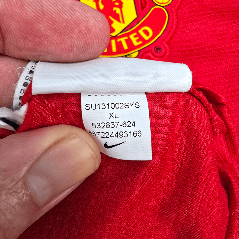 2013/14 Manchester United Home Football Shirt (XL) Nike 10 Rooney - Football Finery - FF301677