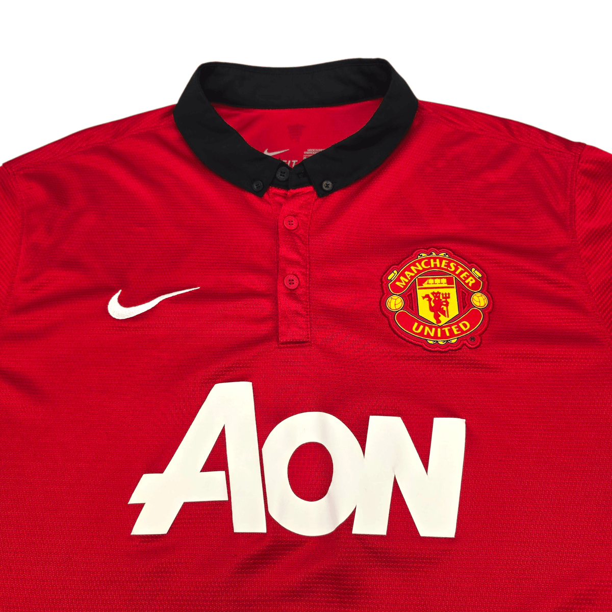 2013/14 Manchester United Home Football Shirt (XL) Nike 10 Rooney - Football Finery - FF301862