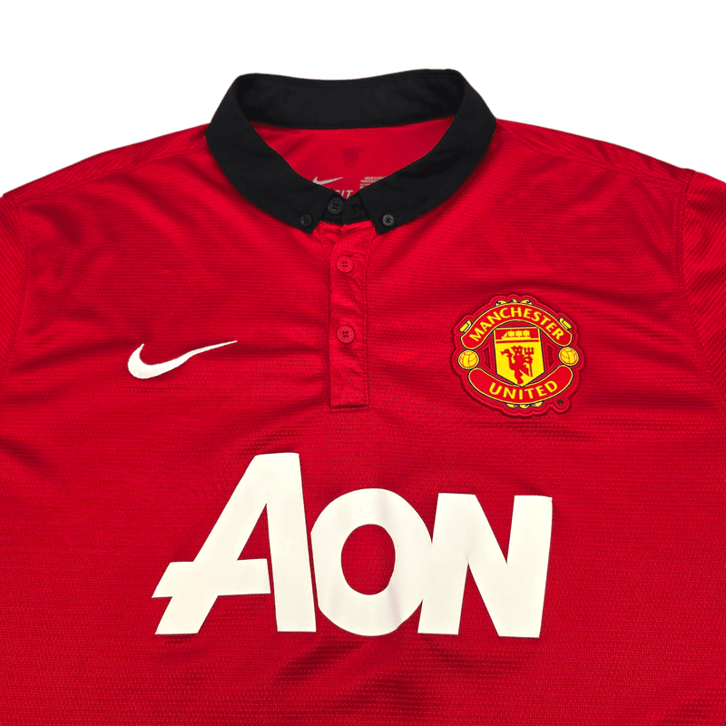 2013/14 Manchester United Home Football Shirt (XL) Nike 10 Rooney - Football Finery - FF301862