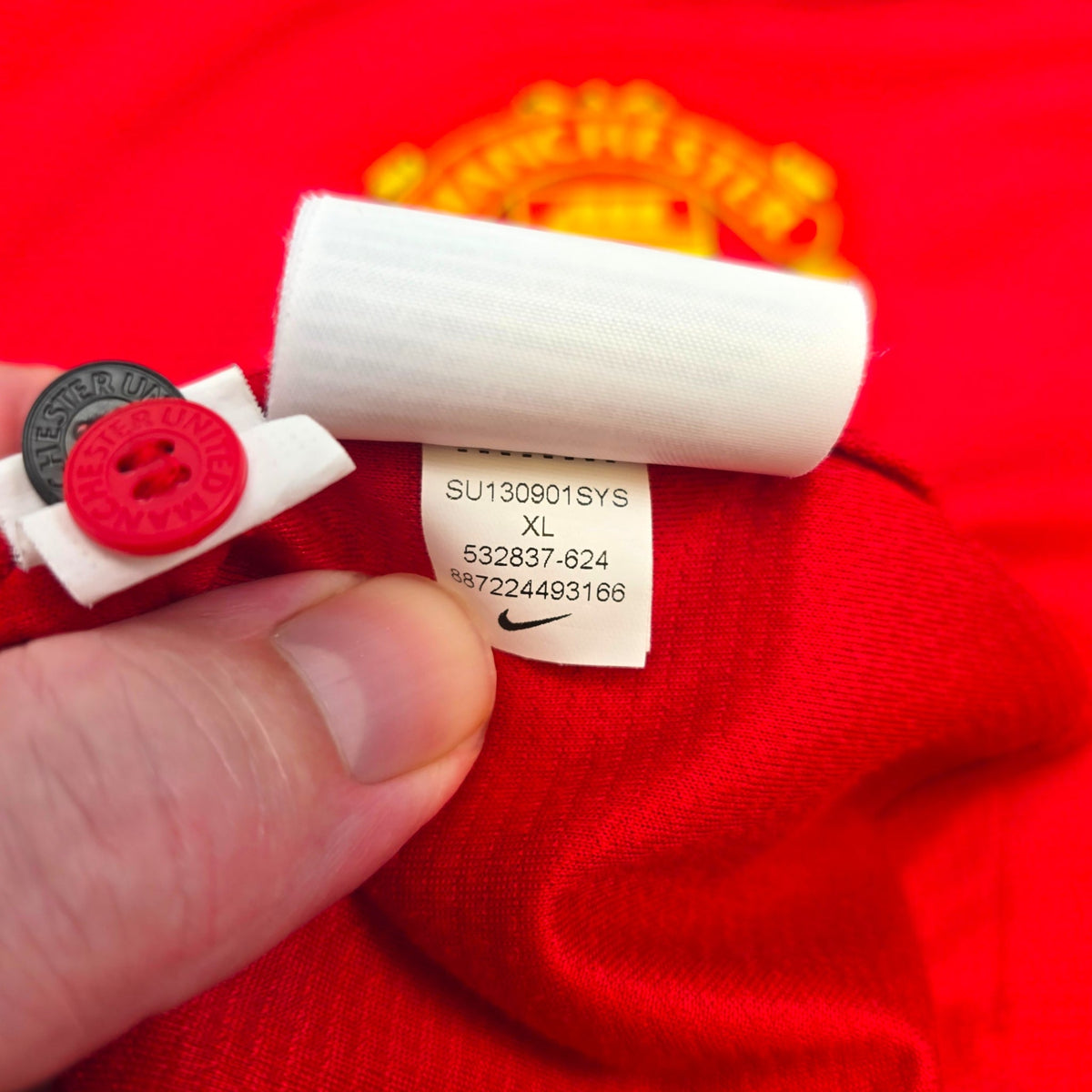 2013/14 Manchester United Home Football Shirt (XL) Nike - Football Finery - FF303976