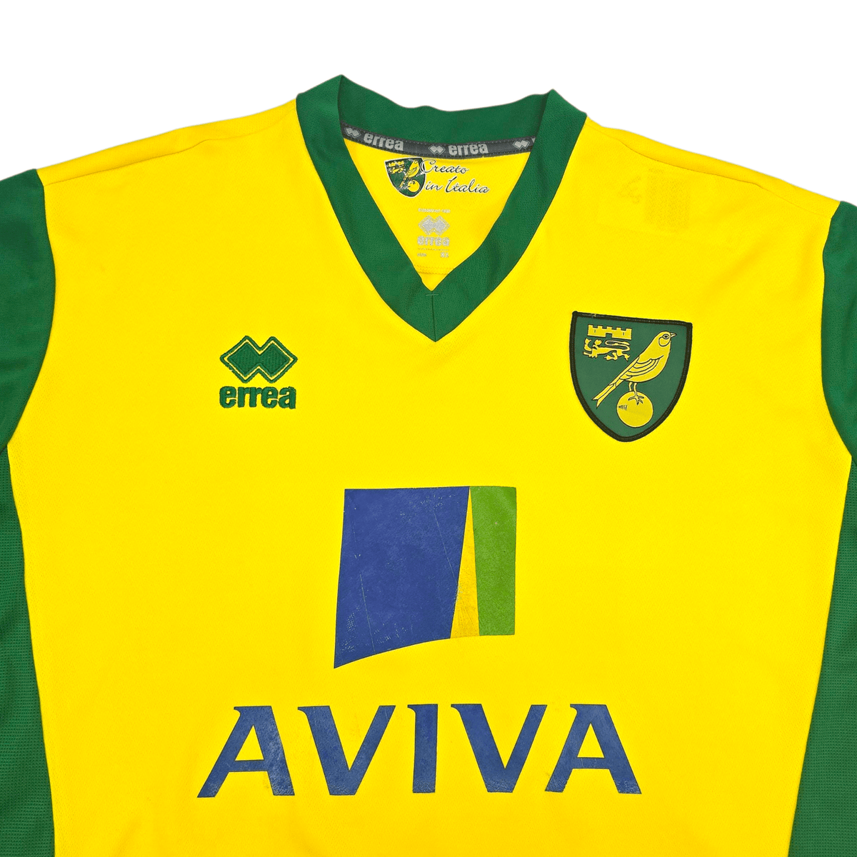 2013/14 Norwich City Home Football Shirt (XL) Errea 20 Dogg - Football Finery - FF302133