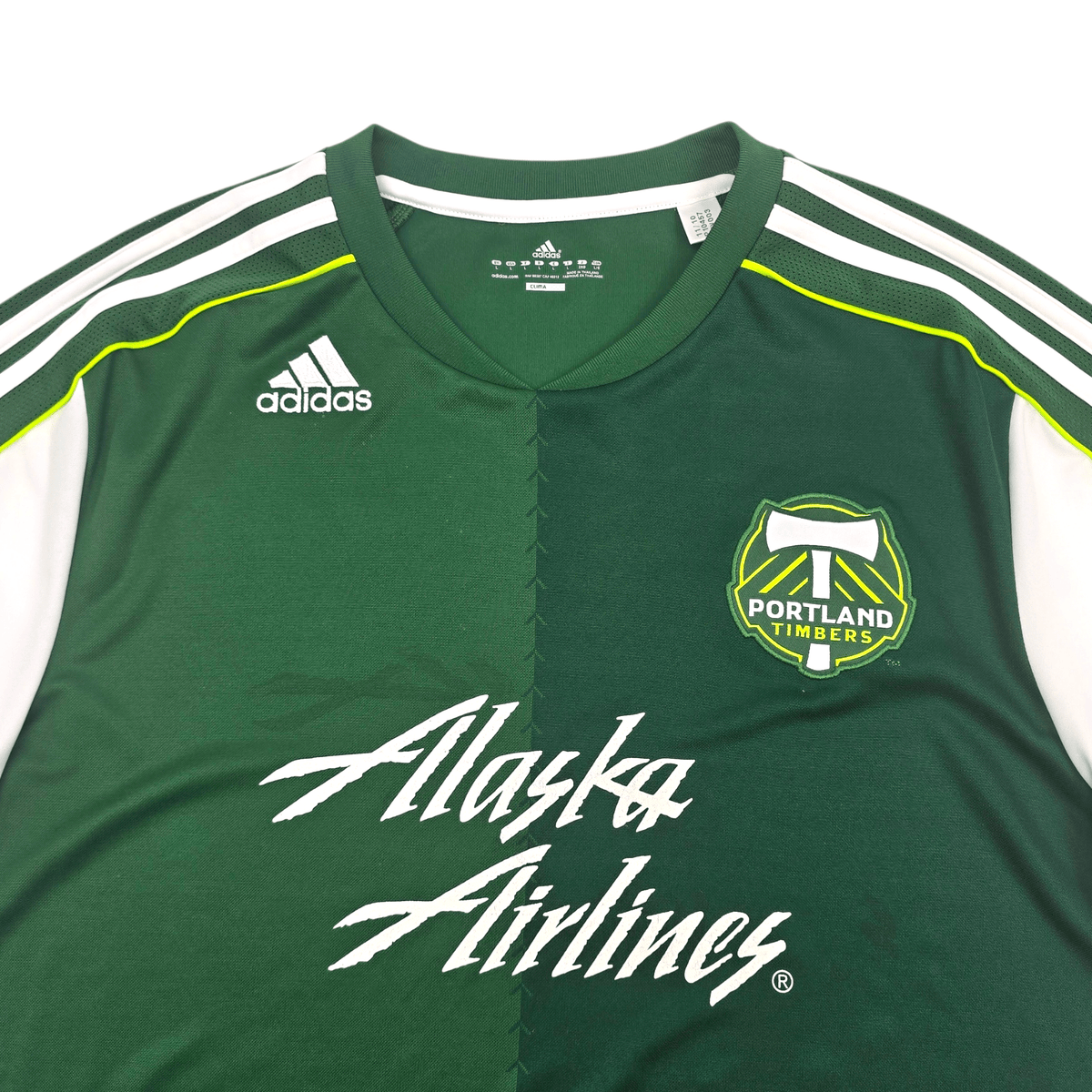 2013/14 Portland Timbers Home Football Shirt (L) Adidas - Football Finery - FF305174