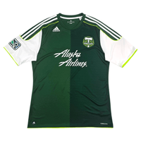2013/14 Portland Timbers Home Football Shirt (L) Adidas - Football Finery - FF305174