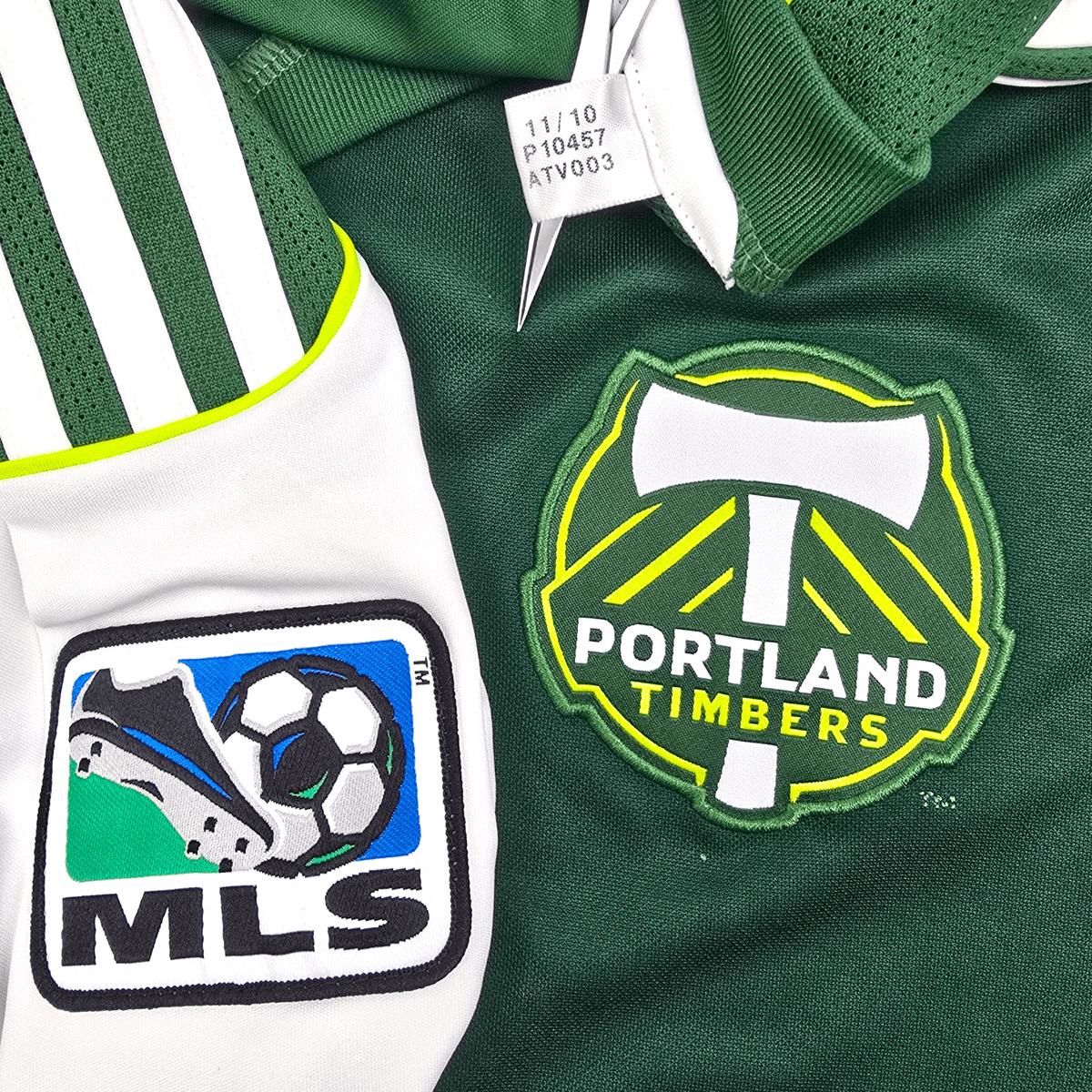 2013/14 Portland Timbers Home Football Shirt (L) Adidas - Football Finery - FF305174
