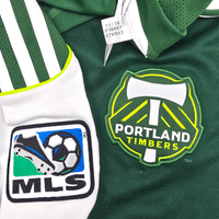 2013/14 Portland Timbers Home Football Shirt (L) Adidas - Football Finery - FF305174