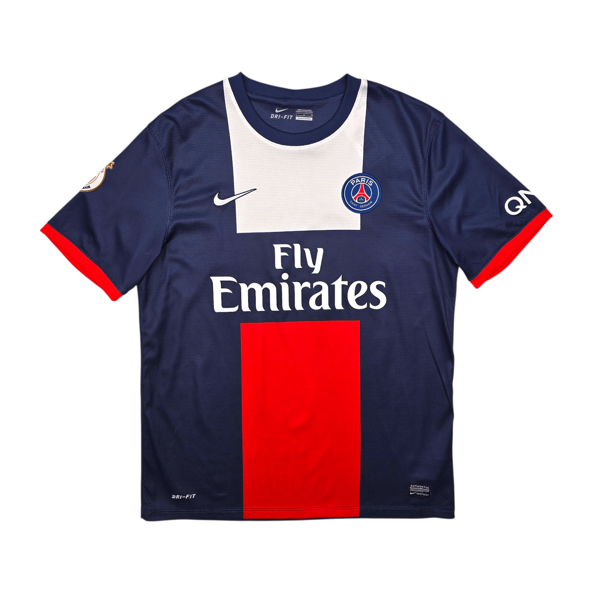 2013/14 PSG Home Football Shirt (L) Nike 32 Beckham - Football Finery - FF303427