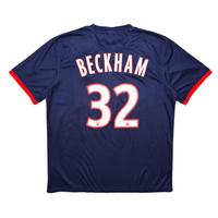 2013/14 PSG Home Football Shirt (XL) Nike 32 Beckham - Football Finery - FF302547