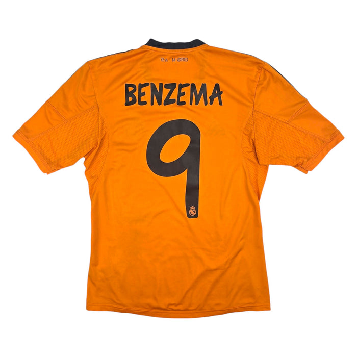 2013/14 Real Madrid Third Football Shirt (S) Adidas #9 Benzema - Football Finery - FF204339