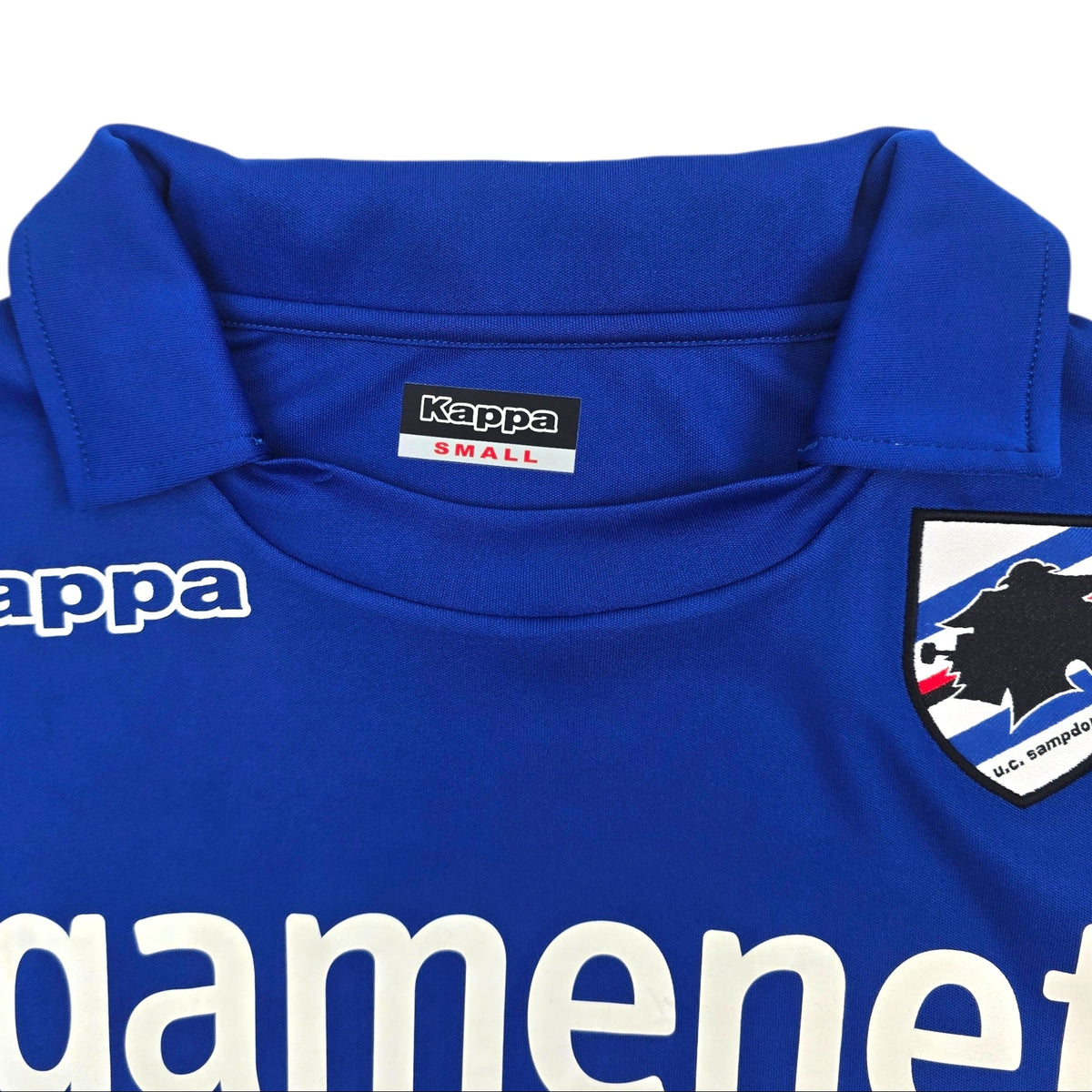 2013/14 Sampdoria Home Football Shirt (S) Kappa - Football Finery - FF305700