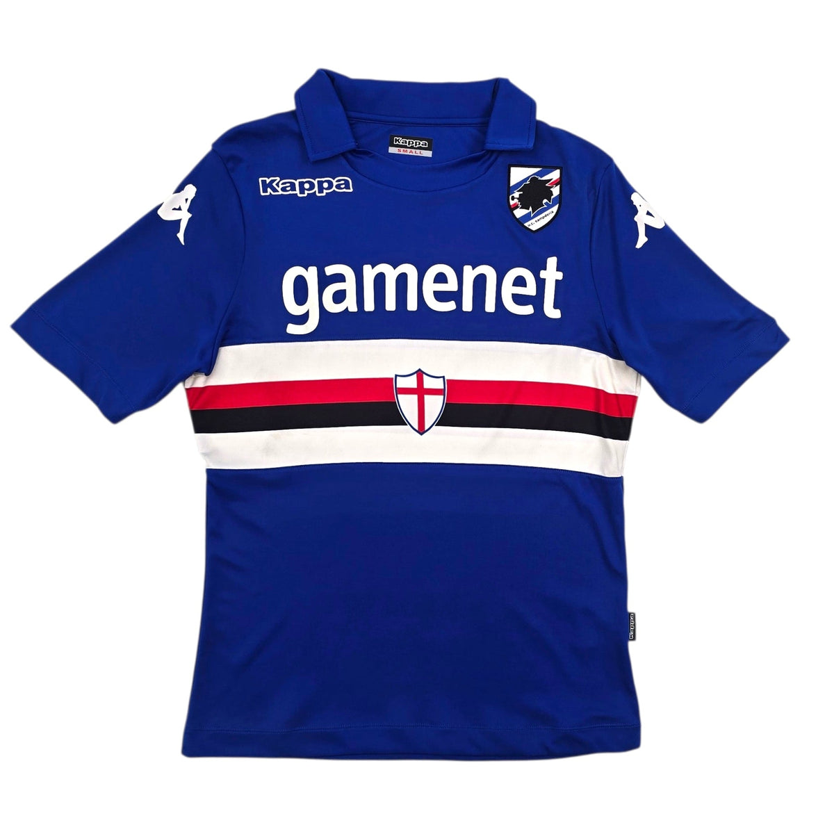 2013/14 Sampdoria Home Football Shirt (S) Kappa - Football Finery - FF305700