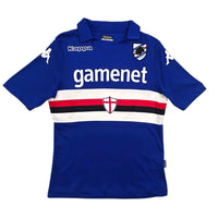 2013/14 Sampdoria Home Football Shirt (S) Kappa - Football Finery - FF305700