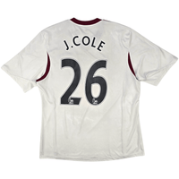 2013/14 West Ham United Away Football Shirt (XL) Adidas 26 J.Cole - Football Finery - FF300449