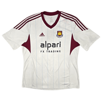2013/14 West Ham United Away Football Shirt (XL) Adidas 26 J.Cole - Football Finery - FF300449