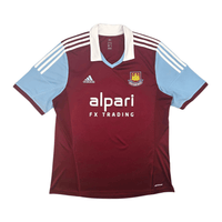 2013/14 West Ham United Home Football Shirt (XL) Adidas 4 Nolan - Football Finery - FF303048