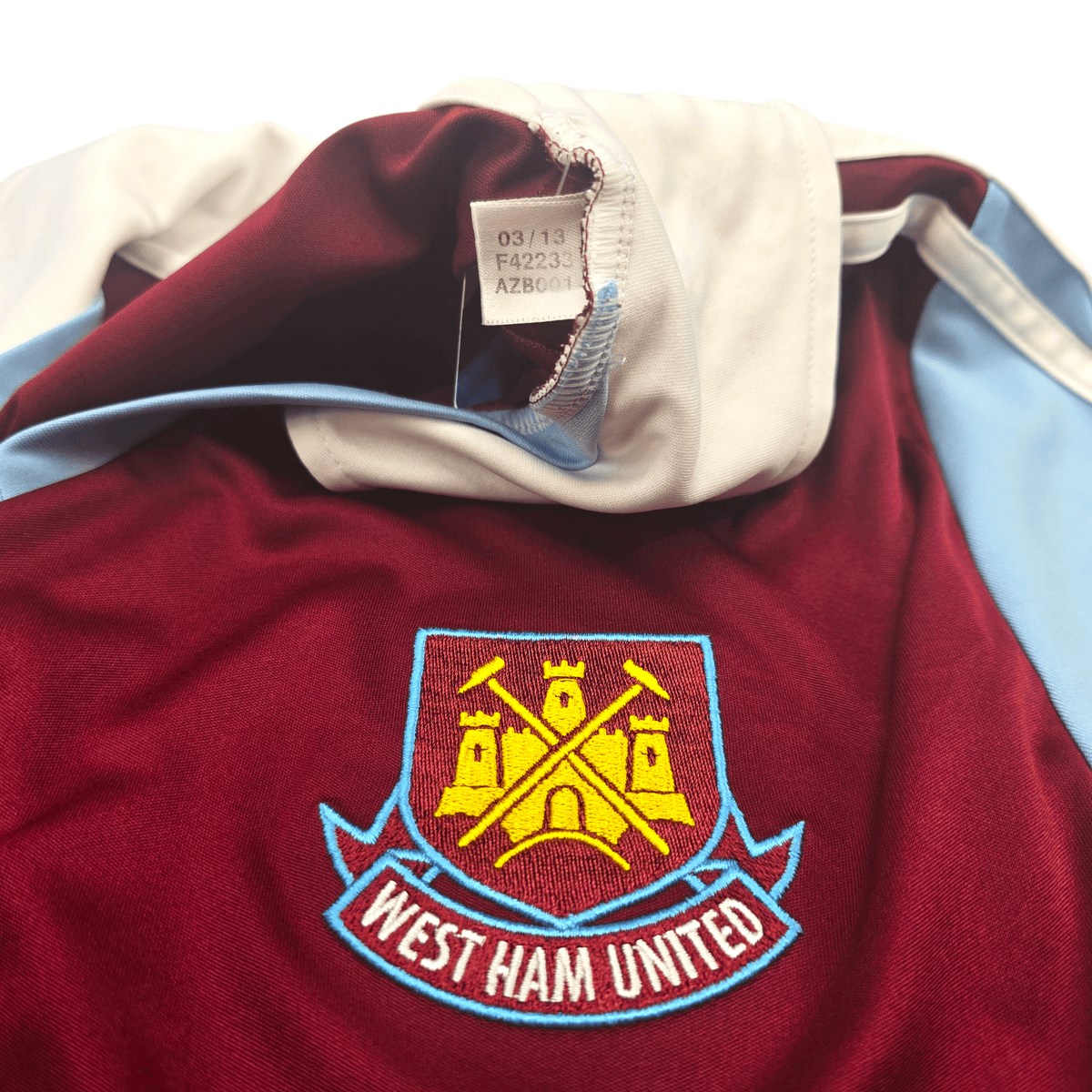 2013/14 West Ham United Home Football Shirt (XL) Adidas 4 Nolan - Football Finery - FF303048