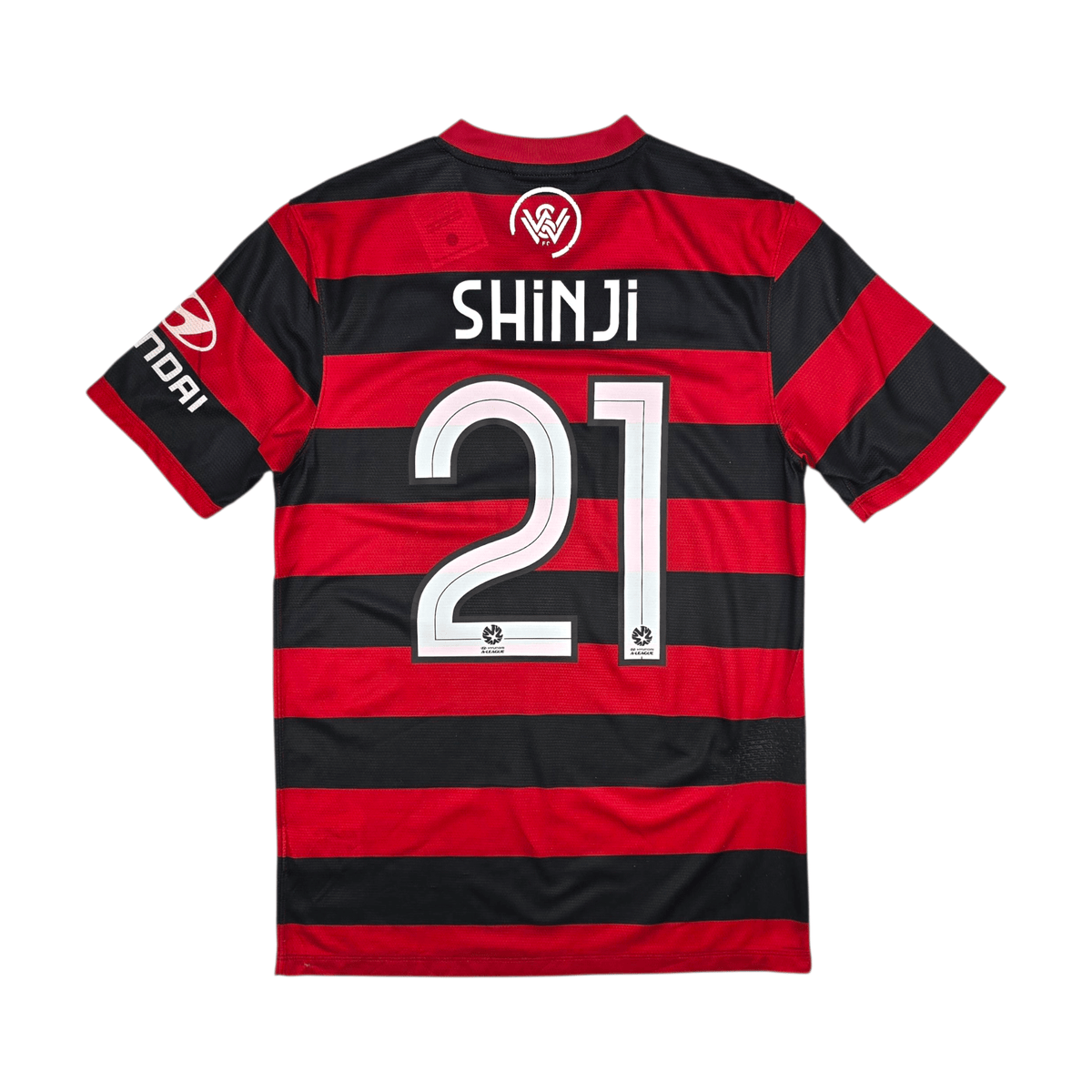 2013/14 Western Sydney Wanderers Home Football Shirt (S) Nike 21 Shinji - Football Finery - FF302928