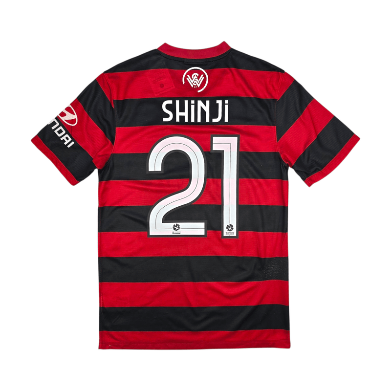 2013/14 Western Sydney Wanderers Home Football Shirt (S) Nike 21 Shinji - Football Finery - FF302928