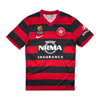 2013/14 Western Sydney Wanderers Home Football Shirt (S) Nike 21 Shinji - Football Finery - FF302928