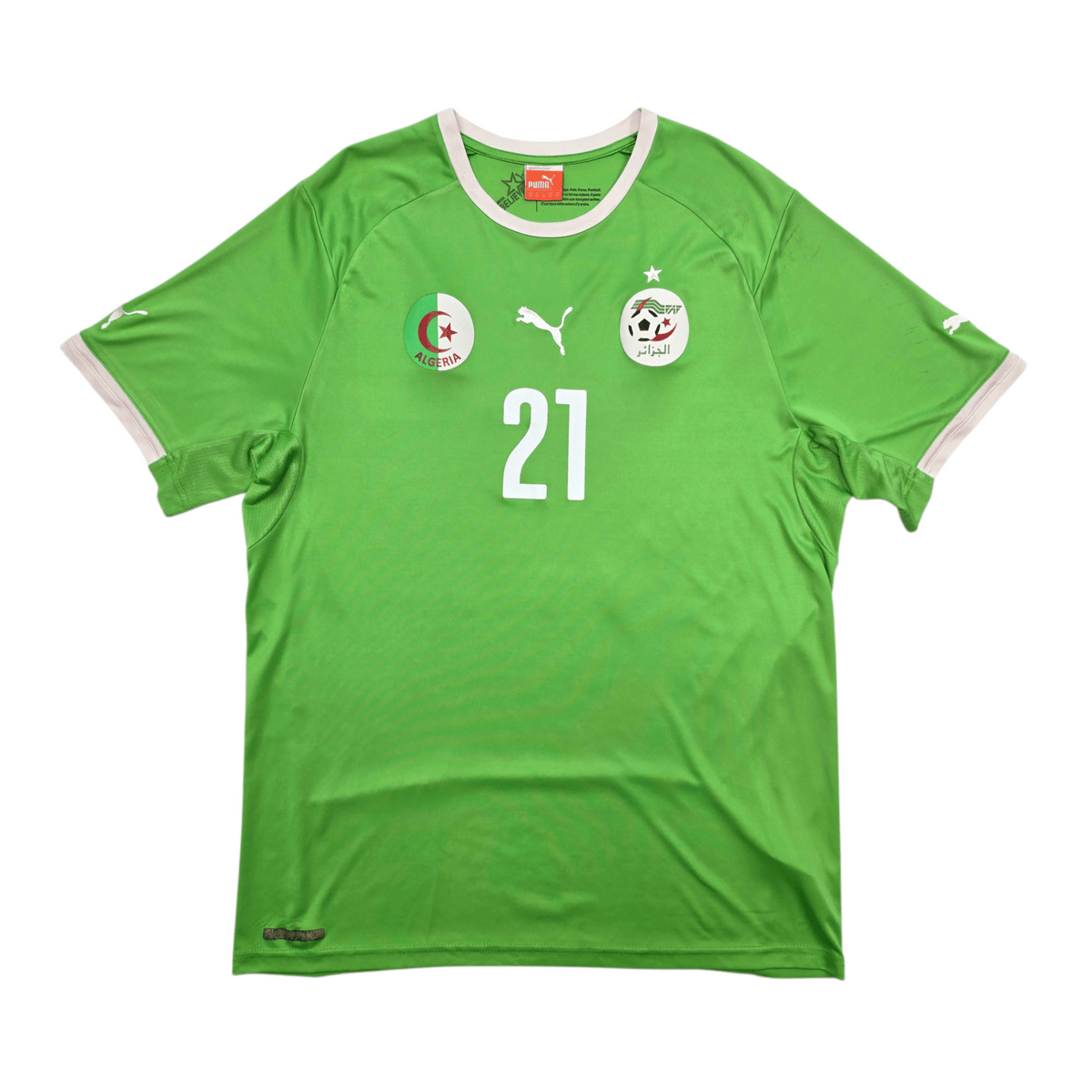 2014/15 Algeria Away Football Shirt (XL) Puma 21 Mahrez - Football Finery - FF303279
