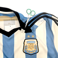 2014/15 Argentina Home Football Shirt (2XL) Adidas 10 Messi - Football Finery - FF302388